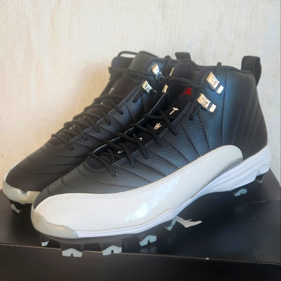 Men's Nike Air Jordan Retro XII 12 Playoff MCS Cleats Baseball Molded - Picture 3 of 15